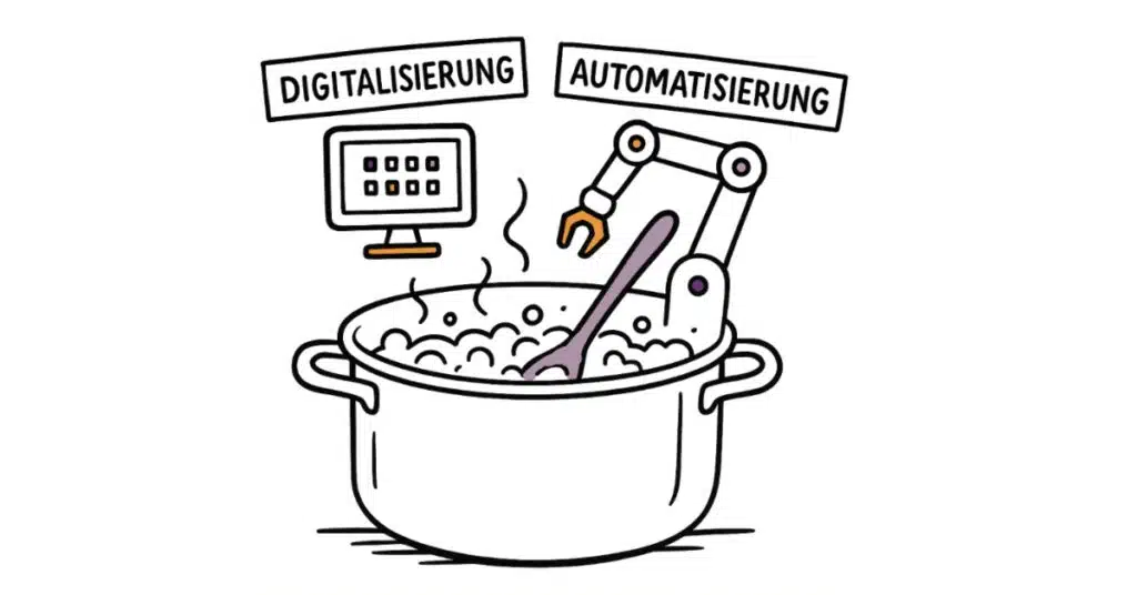 Oft wird Digitalisierung mit Automatisierung verwechselt